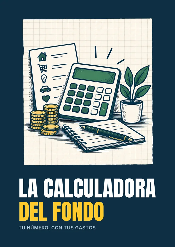 La calculadora del fondo