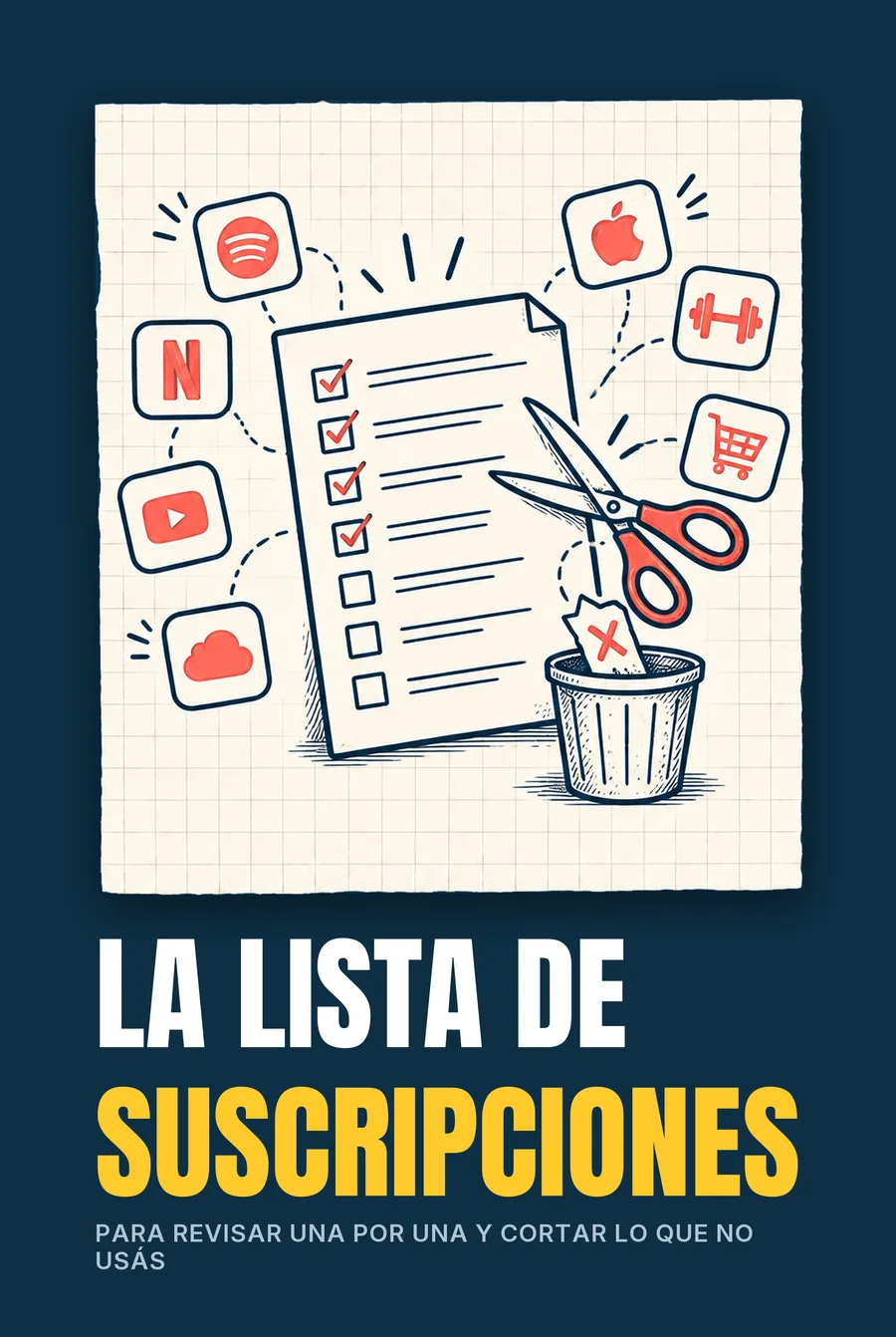 La lista de suscripciones