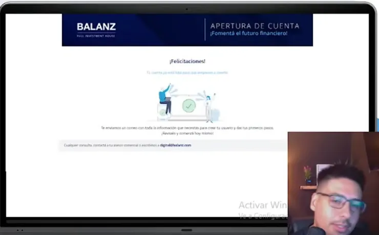 Paso 7: la cuenta lista para operar