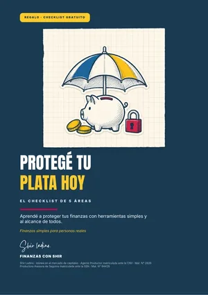 La tapa nueva del Checklist de Protección Financiera, el regalo